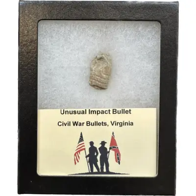 Civil War Bullet, impact specimen