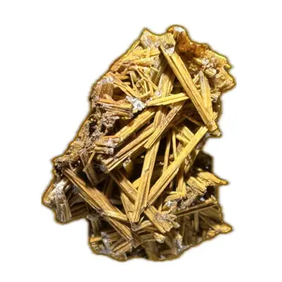 Millerite thumbnail mineral, Iowa