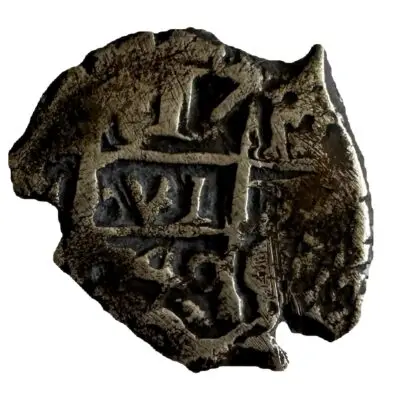 Shipwreck Silver coin, Potosi