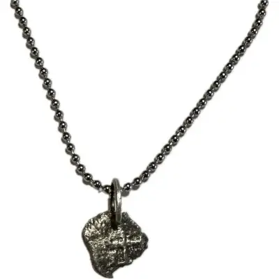 Shipwreck silver, 1/4 Reale, necklace