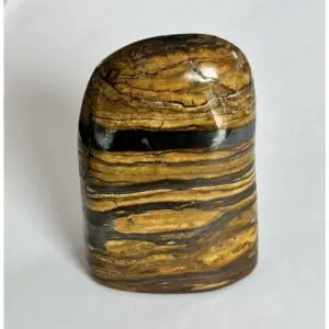 Tiger Iron stand up, highly polished