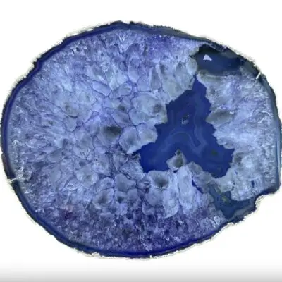 Dyed Agate Slice – Pink Color