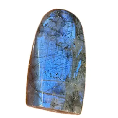 Labradorite Stand up, Madagascar, blues