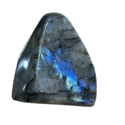 Labradorite Stand up, vivid blue