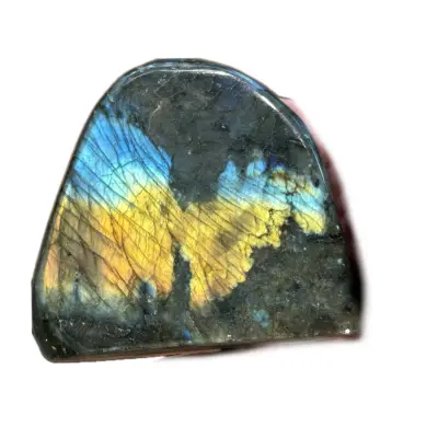 Labradorite Stand up, orange sunset