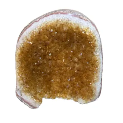 Citrine Geode, NO enhancements, Brazil