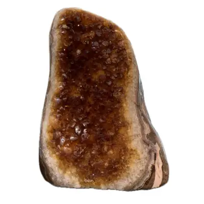 Citrine Geode, NO enhancements, Brazil