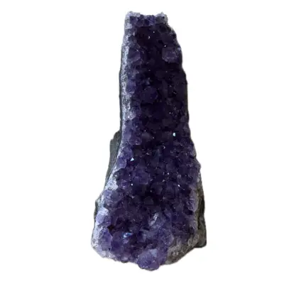 Amethyst crystal stand up, Brazil Geode