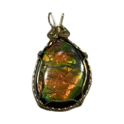 Ammolite Pendant, Ron Kless