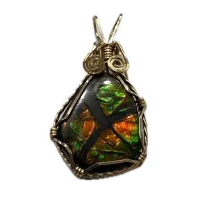 Ammolite Pendant, Ron Kless