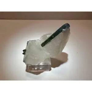 Green Tourmaline in quartz, Brazil