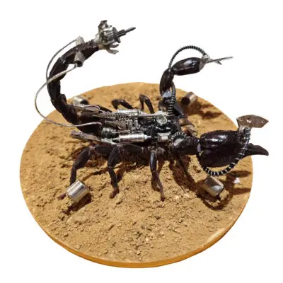 Steampunk Emerald Green Beetle