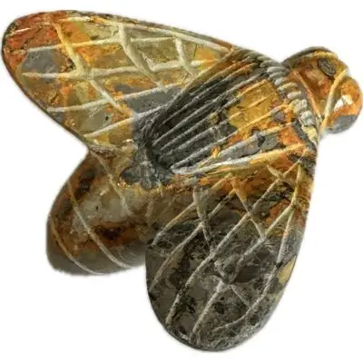 Bumblebee Jasper carved Bee