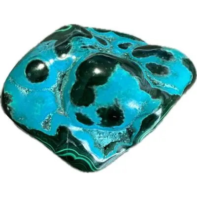 Chrysocolla with Malachite, 3″x 2 1/2″
