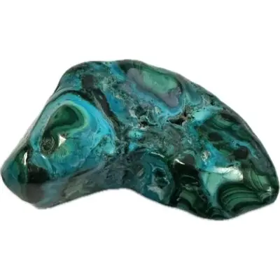 Chrysocolla with Malachite display