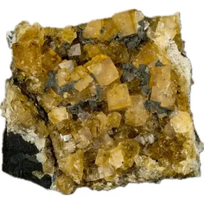Yellow Fluorite, UV reactive, Morocco