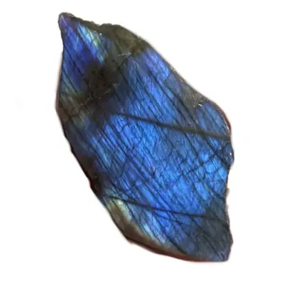 Labradorite Slice, Madagascar, Vivid