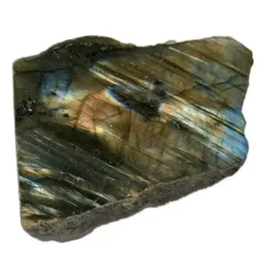 Labradorite Slice, Madagascar, Colorful