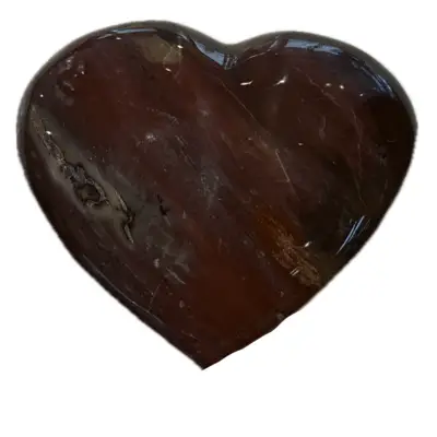 Petrified Wood 2 1/2″ Heart, Madagascar