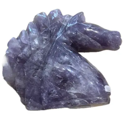 Aventurine quartz carved Dino, 5″x4″