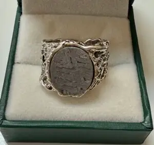 Muonionalusta Meteorite band, Size 10-10 1/2
