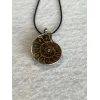 Cleoniceras  Ammonite Pendant,  18″ leather cord Prehistoric Online