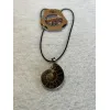 Cleoniceras  Ammonite Pendant,  18″ leather cord Prehistoric Online